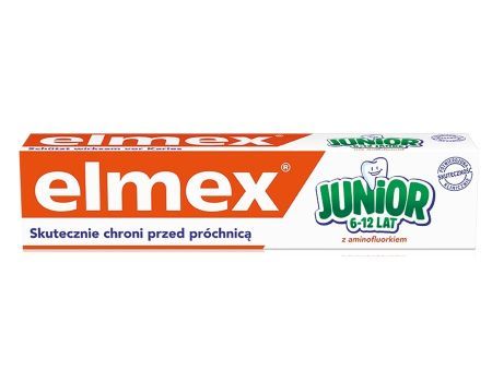 ELMEX Junior Pasta do zębów dla dzieci 6-12 lat 75 ml