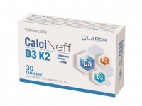 Calcineff D3 K2 30 tabletek