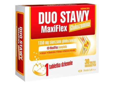 Duo Stawy MaxiFlex Glukozamina 30 tabl.