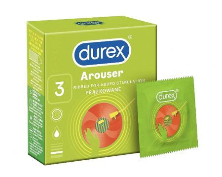 DUREX AROUSER Prezerwatywy 3 sztuki
