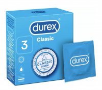DUREX CLASSIC Prezerwatywy 3 sztuki