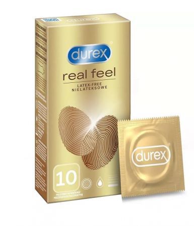 DUREX REAL FEEL Prezerwatywy 10 sztuk