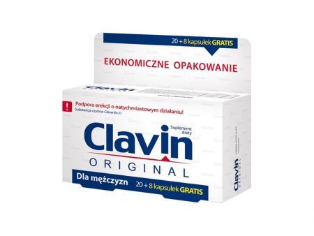 Clavin Original 20 kapsułek + 8 gratis