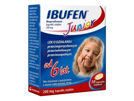 Ibufen Junior 200 mg 10 kaps.