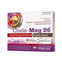OLIMP Chela-Mag B6 Ashwagandha+żeń-szeń 30 kapsułek