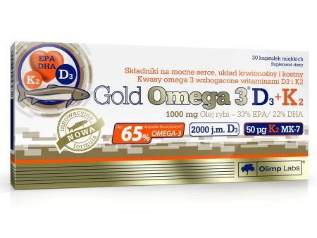 Olimp Gold Omega 3 D3 + K2 30 kaps.