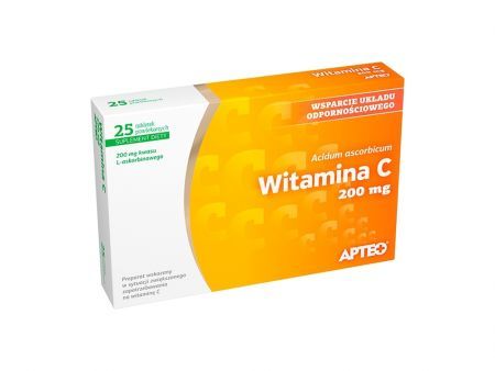 APTEO Witamina C 200 mg 25 tabl.