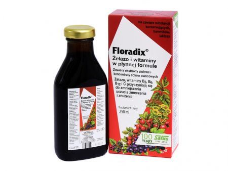 FLORADIX Żelazo i witaminy 250 ml